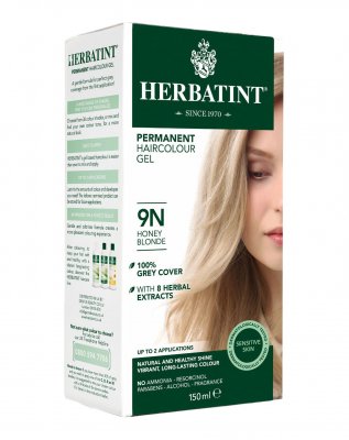 Herbatint Permanentní barva na vlasy medová blond 9N, 150ml