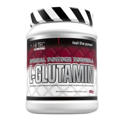 HiTec Nutrition L-Glutamin bez příchutě 400g