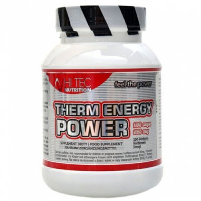 Hitec Nutrition Therm Energy Power 100 kapslí 100 ks