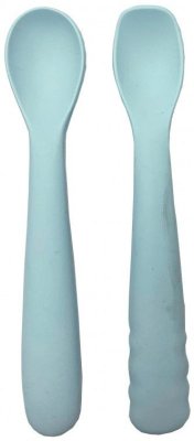 Bo Jungle Silikonové lžičky B-Spoon Shape modré 2ks