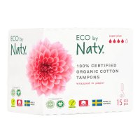 Eco by Naty Dámské ECO tampóny super plus 15ks