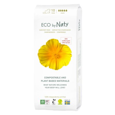 Eco by Naty Dámské ECO vložky noční 10ks