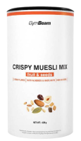 GymBeam Crispy Muesli Mix ovoce a semínka 420g