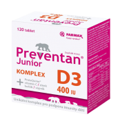 Preventan Junior Komplex D3 400 IU 120 tablet