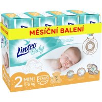 Linteo Baby Plenky Prémium Mini (3-6 kg) 136 ks