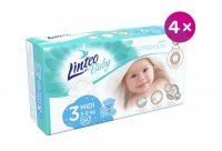 Linteo Baby Plenky Prémium Midi (5-9kg) 216ks