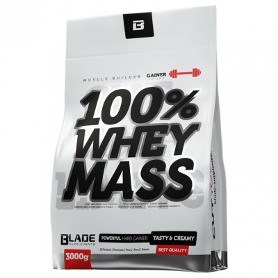 HiTec Nutrition 100% Whey mass gainer sušenka 3000g