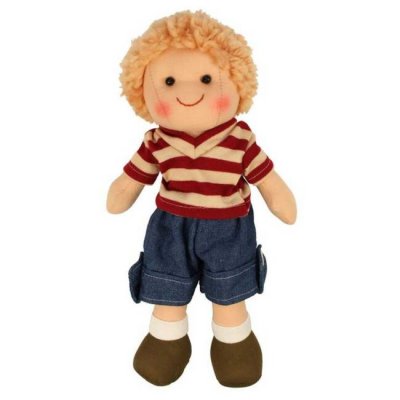 Bigjigs Toys Látková panenka Harry 28cm