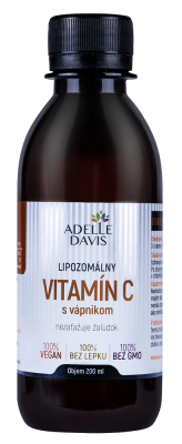 Adelle Davis Lipozomální vitamín C s vápníkem 200ml