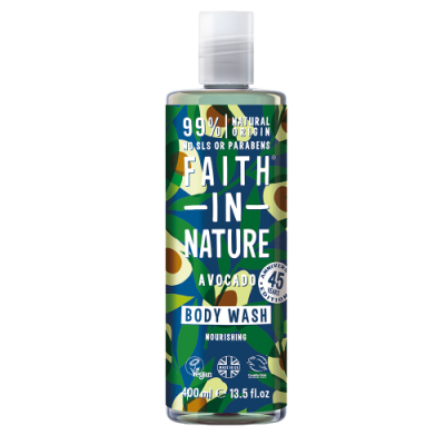 Faith in Nature Sprchový gel Avokádo 400 ml