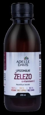 Adelle Davis Lipozomální železo s vitamínem C 200ml Adelle Davis Lipozomální železo s vitamínem C 200ml