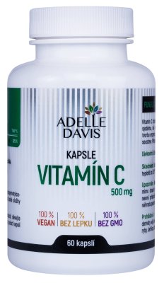 Adelle Davis Vitamín C 500 mg 60 kapslí