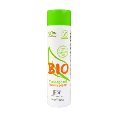 Hot Masážní olej Bio Massage Oil Cayenne Pepper 100ml