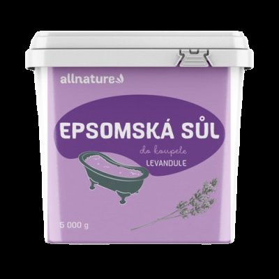 Allnature Epsomská sůl Levandule 5kg