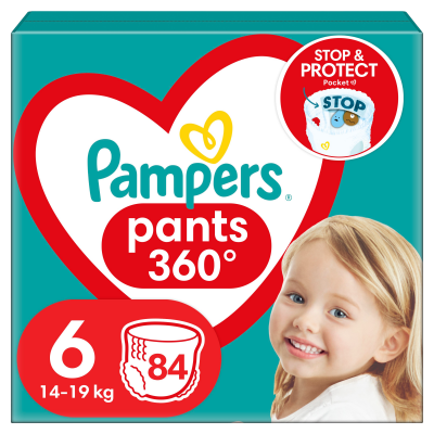 Pampers Active Baby Pants Kalhotkové plenky vel. 6, 14-19 kg, 84 ks