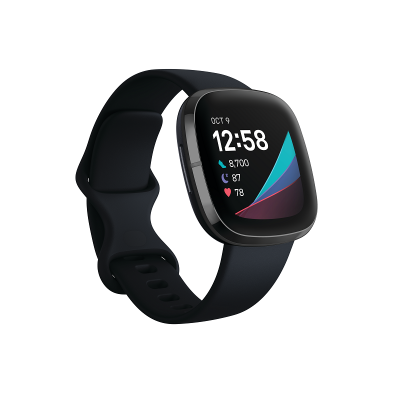 Fitbit Sense Chytré hodinky Carbon/Graphite Stainless Steel