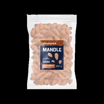Allnature Mandle uzené 500g Allnature Mandle uzené 500g