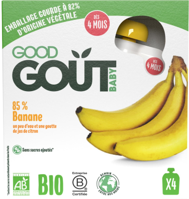 Good Gout BIO Banán 4x85g