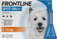 Frontline Spot On Dog S 2-10kg, Pipeta 3x0,67ml Frontline Spot On Dog S 2-10kg, Pipeta 3x0,67ml