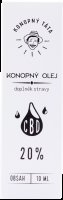 Konopný Táta CBD Konopný olej 20% 10ml