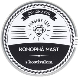 Konopný Táta Konopná mast s kostivalem 80ml Konopný Táta Konopná mast s kostivalem 80ml