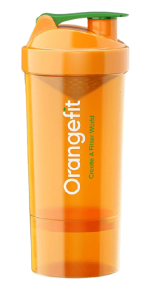 Orangefit Fit Šejkr 500ml se zásobníkem