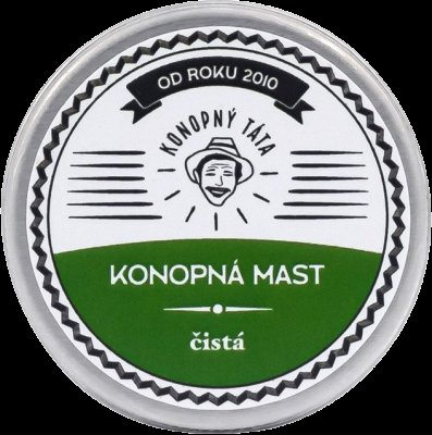 Konopný Táta Cestovní Konopná mast čistá 15ml