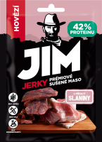 Jim Jerky Hovězí sušené maso slanina 10x23g