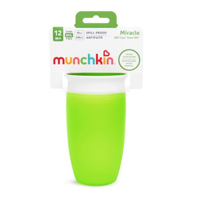 Munchkin Juniorský netekoucí hrneček 360° 296 ml, 12m+, zelený