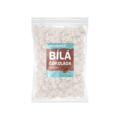 Allnature Bílá čokoláda 500g