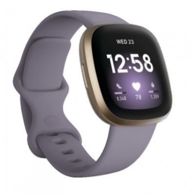 Fitbit Versa 3 Chytré hodinky Soft Gold Aluminum/Thistle