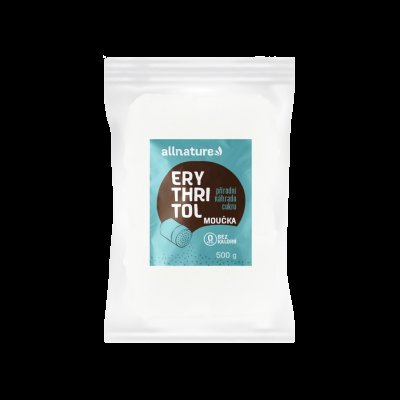 Allnature Erythritol moučka 500g Allnature Erythritol moučka 500g