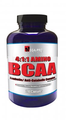 Mega Pro Nutrition Mega Pro 4:1:1 Amino BCAA 240 kapslí