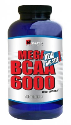 Mega Pro Nutrition Mega BCAA 6000, 160 tablet
