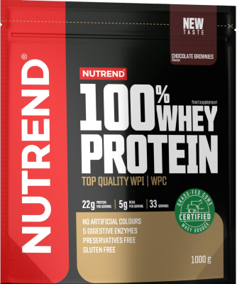 Nutrend 100% Whey Protein čokoláda/brownies 1000g