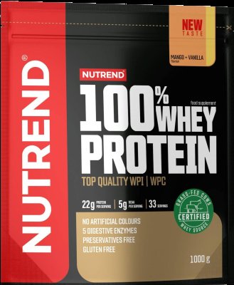 Nutrend 100% Whey Protein mango/vanilka 1000g