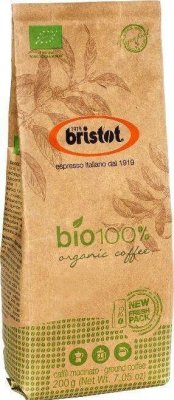 Bristot BIO 100% Zrnková káva Org. Ground 200g