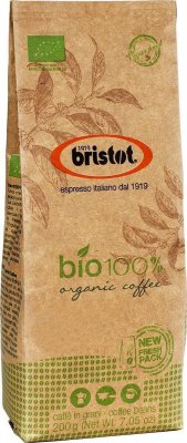 Bristot BIO 100% Zrnková káva Organic Beans 200g