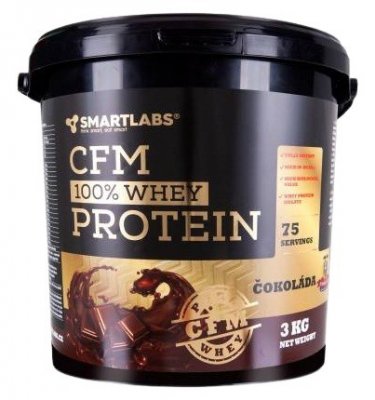 Smartlabs CFM 100% Whey Protein čokoláda 3000g