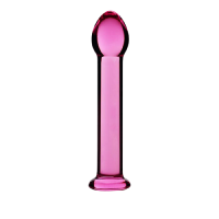 Lovetoy Skleněné dildo Glass Romance pink