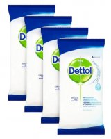 Dettol Antibakteriální ubrousky na povrchy 4x84 ks (3+1)