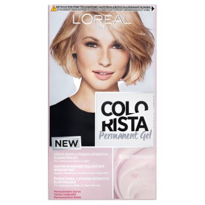 L'Oréal Paris Colorista Permanent Gel Permanentní barva Lightrosegold