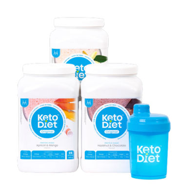 KetoDiet 3týdenní proteinové nápoje MEDIUM 1. krok 105 porcí