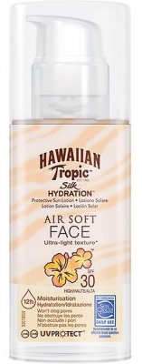 Hawaiian Tropic opalovací krém na obličej Silk AirSoft Face SPF 30, 50 ml