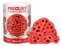 Mixit preclíky Jogurtová čokoláda s jahodami 250g