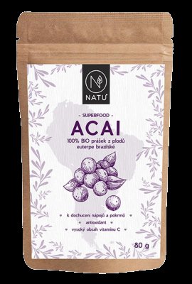 Natu Acai BIO prášek 80g