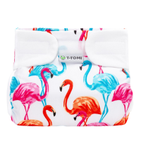 T-Tomi Ortopedické abdukční kalhotky - suchý zip, flamingo 5-9kg
