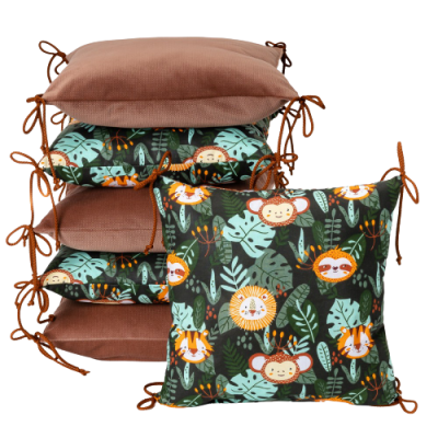 T-Tomi Polštářkový mantinel Velvet, jungle