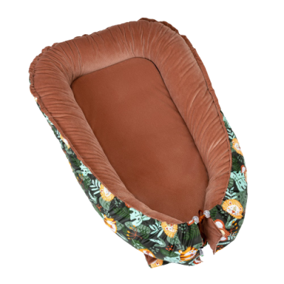 T-Tomi Hnízdečko pro miminko Velvet, jungle