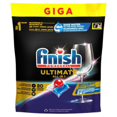 Finish Quantum Ultimate - Kapsle do myčky nádobí 80ks